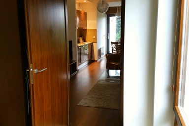 ul. Mestwina - widok z sypialni na salon i aneks