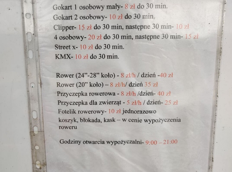 Wypożyczalnia gokartów