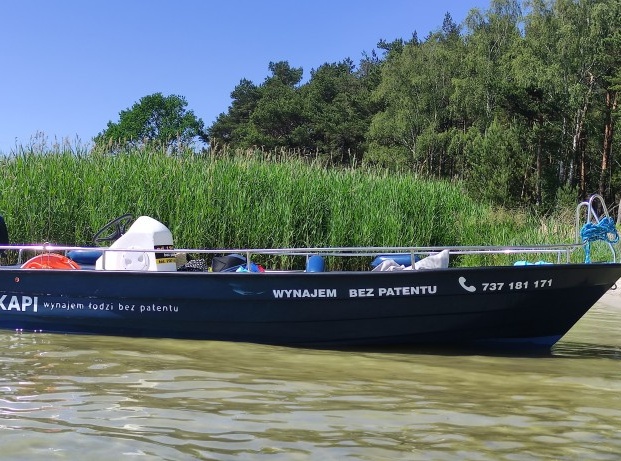 KAPI wynajem łodzi bez patentu - cały dzień