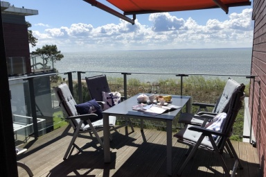 Apa. Aloza7 - taras wypoczynkowy z widokiem