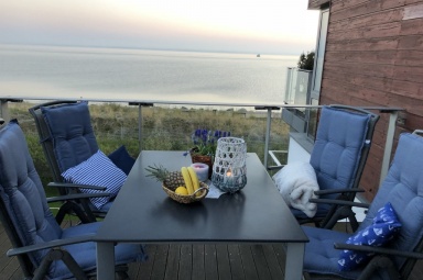 Apa. Aloza7 - taras z widokiem na zatokę