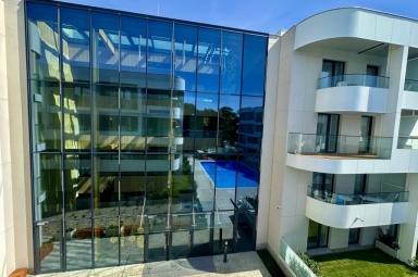 widok z bocznego balkonu