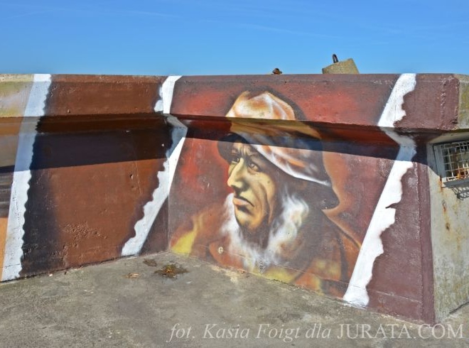Murale w porcie Hel 